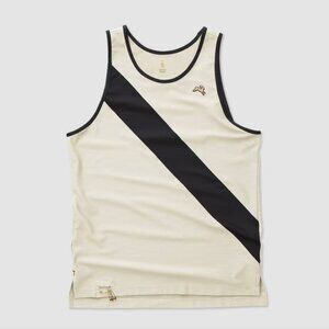 Tracksmith Van Cortlandt Singlet Running Performance (Ivory/Black) - Small